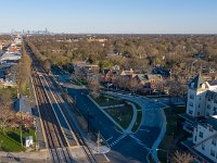 DJI_0490.jpg  Train tracks looking downtown : Norwood Park